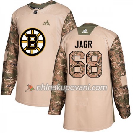 Boston Bruins Dresy Jaromir Jagr 68 Adidas 2017-2018 Camo Veterans Day Practice Authentic - Pánské Boston Bruins Dresy Jaromir Jagr 68 Adidas 2017-2018 Camo Veterans Day Practice Authentic - Pánské